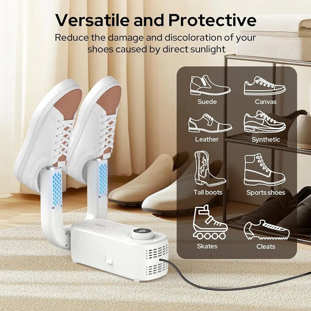 Electric Shoe Dryer & Deodorizer — UV Sterilization, PTC Heating