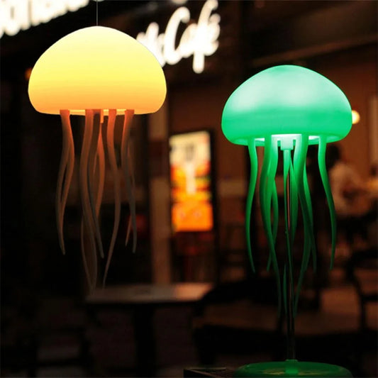 Ocean Glow Jellyfish Lamp - RGB Rechargeable Night Light