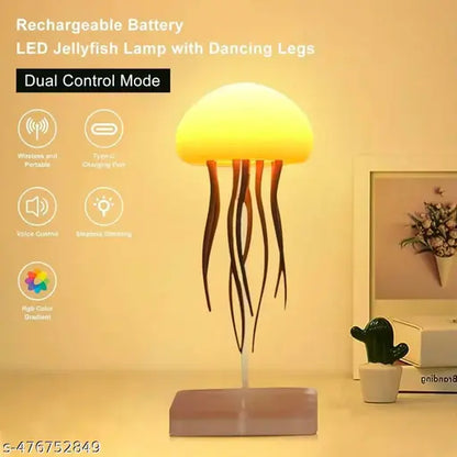 Ocean Glow Jellyfish Lamp - RGB Rechargeable Night Light